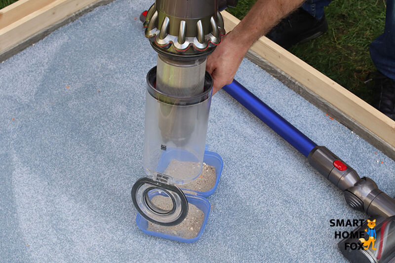 Dyson v11 emptying function